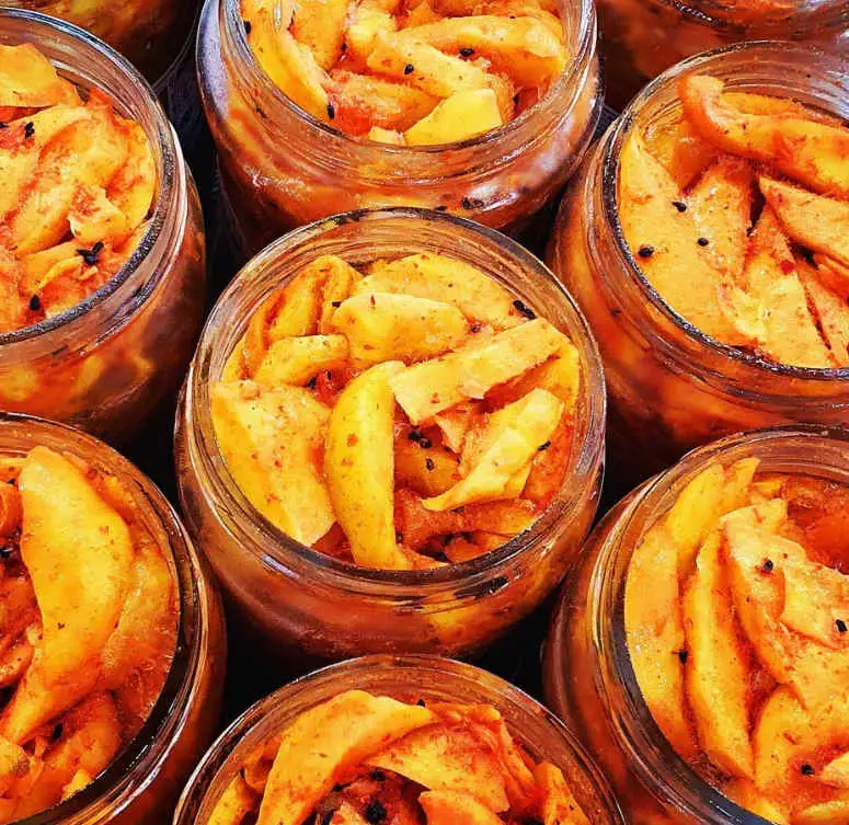 طرز تهیه ترشی انبه روغنی پاکستانی هندی و ترشی انبه بندری