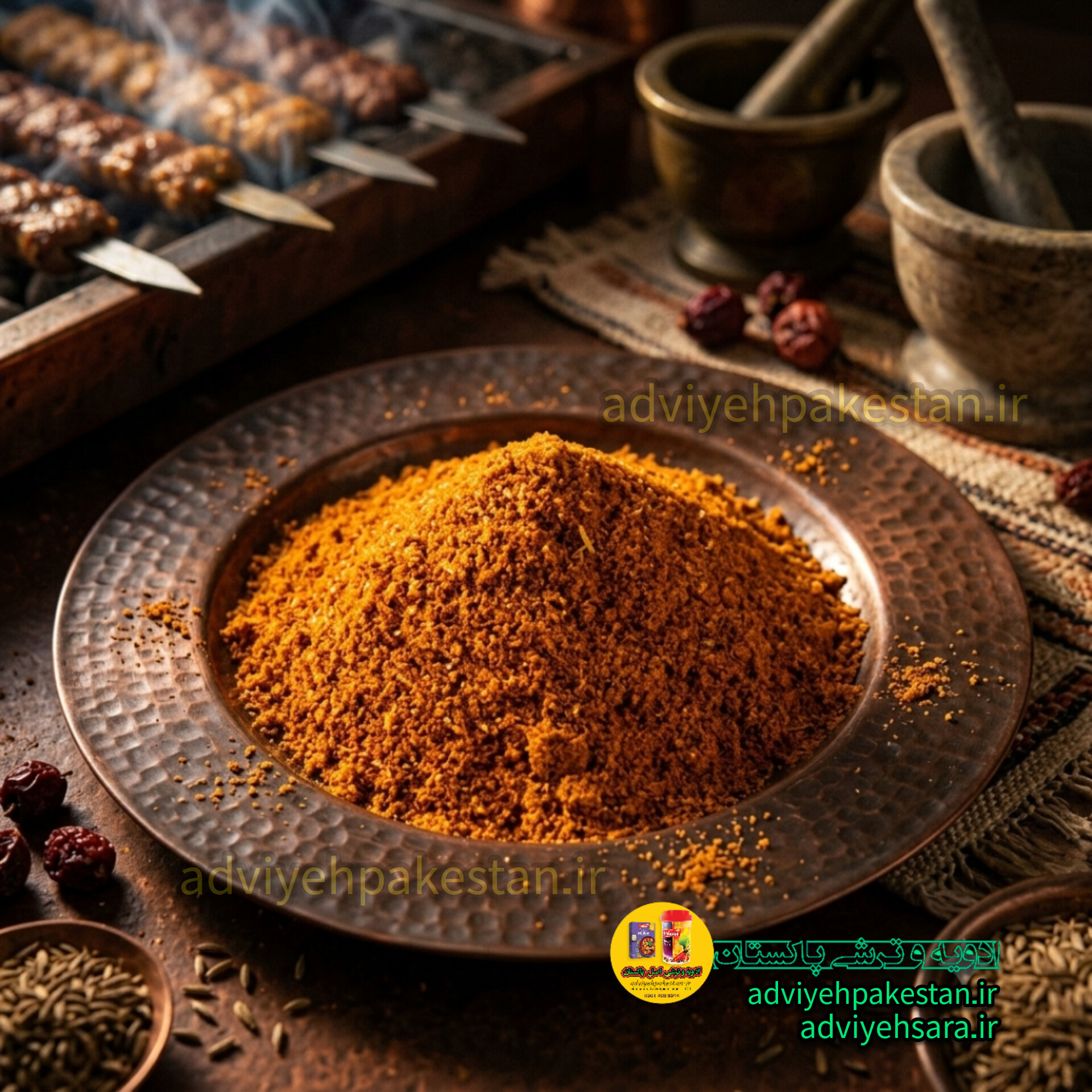ادویه فله کبابی (کباب کوبیده)  اصل پاکستان