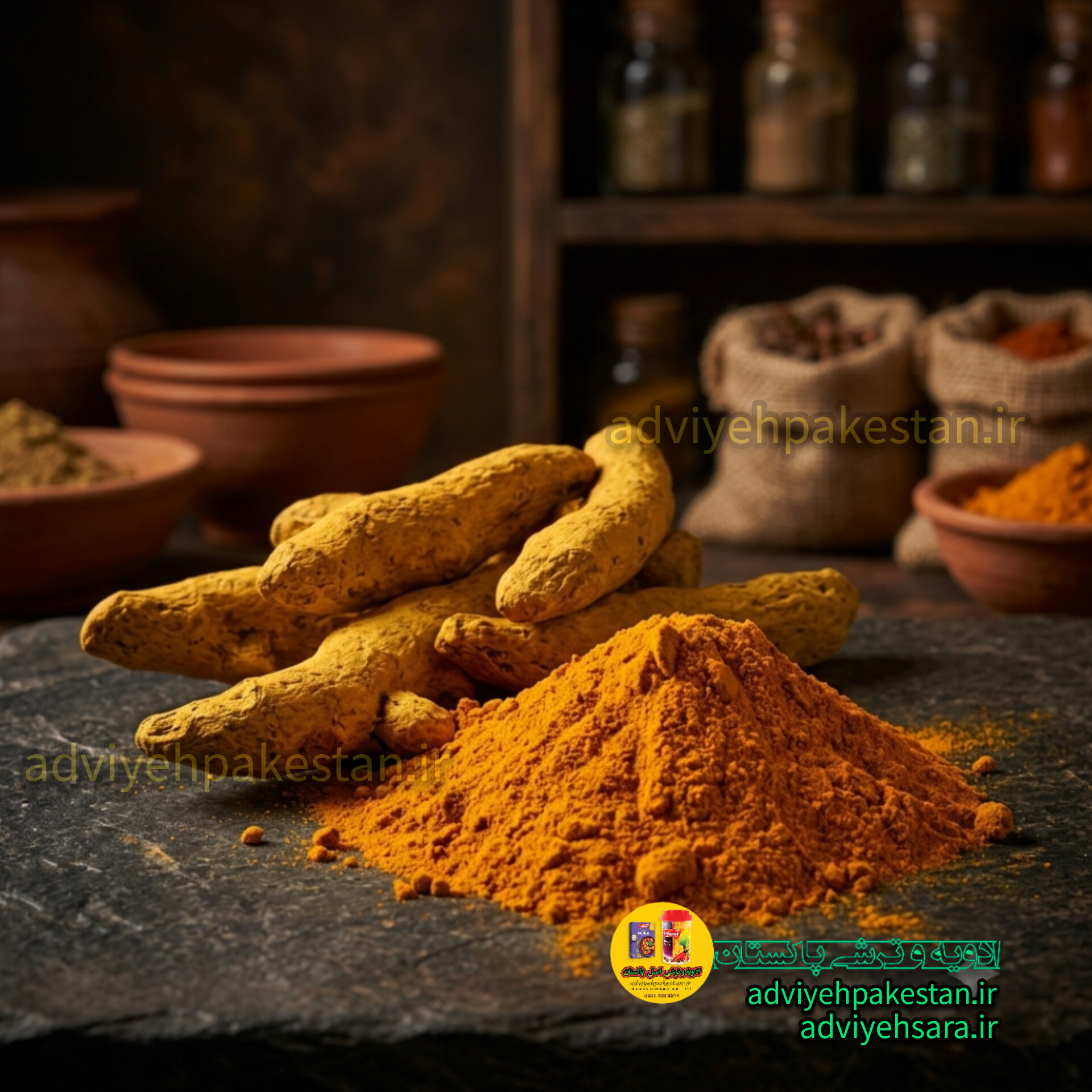 زردچوبه درجه یک مصری اصل، اعلاء و با کیفیتی بی نظیر