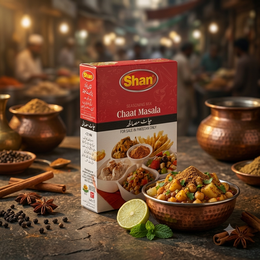 ادویه چات مصالحه پاکستانی شان Shan اصل 50 گرمی